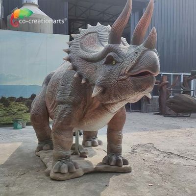 কেনা বাস্তবসম্মত লাইফ সাইজ অ্যানিমেট্রনিক ডাইনোসর ট্রেসেরাটপস জুরাসিক ফর অ্যামিউজমেন্ট পার্ক online manufacture