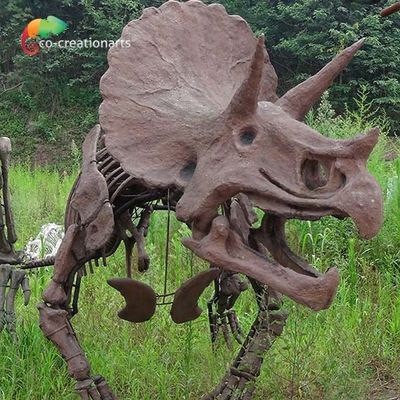 রাস্তা সজ্জা ডাইনোসর Triceratops কঙ্কাল