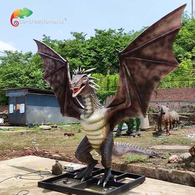 কেনা ওয়াটারপ্রুফিং জায়ান্ট অ্যানিমেট্রনিক ড্রাগন লাইফ লাইক ড্রাগন 110/220V online manufacture