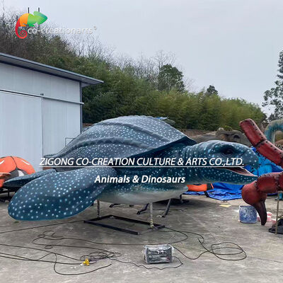 কেনা থিম পার্ক আকর্ষণের জন্য অ্যানিমেট্রনিক প্রাণী মডেল বিশাল প্রাণী অ্যানিমেট্রনিক সামুদ্রিক কচ্ছপ মডেল অনলাইনে উৎপাদন
