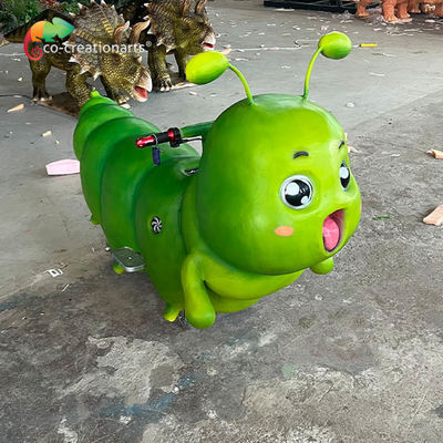 ভালো দাম বিনোদন পার্ক Caterpillar স্কুটার খেলার মাঠ সরঞ্জাম বাস্তবসম্মত কার্টুন যাত্রা অনলাইন