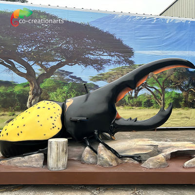 ভালো দাম থিম পার্ক প্রদর্শনী এবং সজ্জা জন্য টেকসই ফাইবারগ্লাস হারকিউলিস বিটল অনলাইন