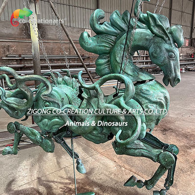 কাস্টমাইজড যান্ত্রিক ঘোড়া জন্য জাদুঘর প্রসাধন শপিং সেন্টার