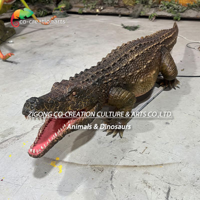 ভালো দাম চিড়িয়াখানা উদ্যানের সাজসজ্জার জন্য প্রাণীসজ্জিত ক্রোকোডাইল সিমুলেশন প্রাণী অনলাইন